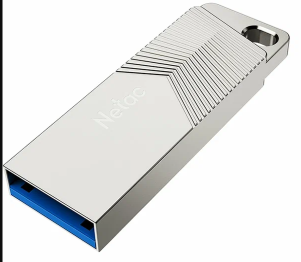 Носитель информации Netac 32Gb UM1 NT03UM1N-032G-32PN USB3.2 серебристый
