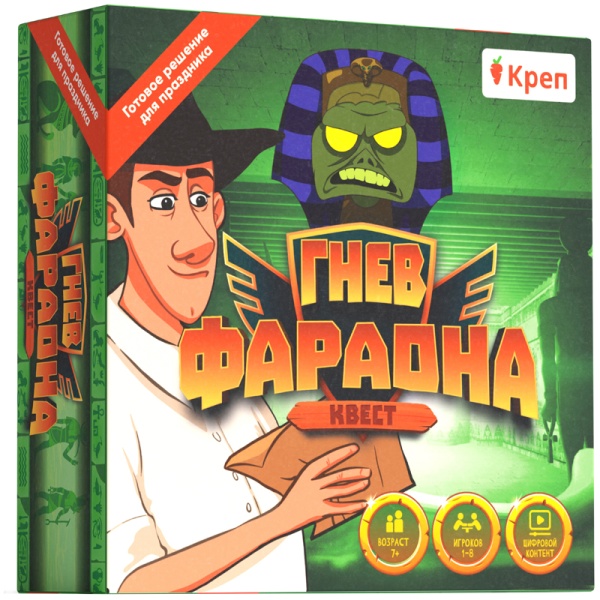 Квест Креп "Гнев фараона", картонная коробка 349688 БГ-021